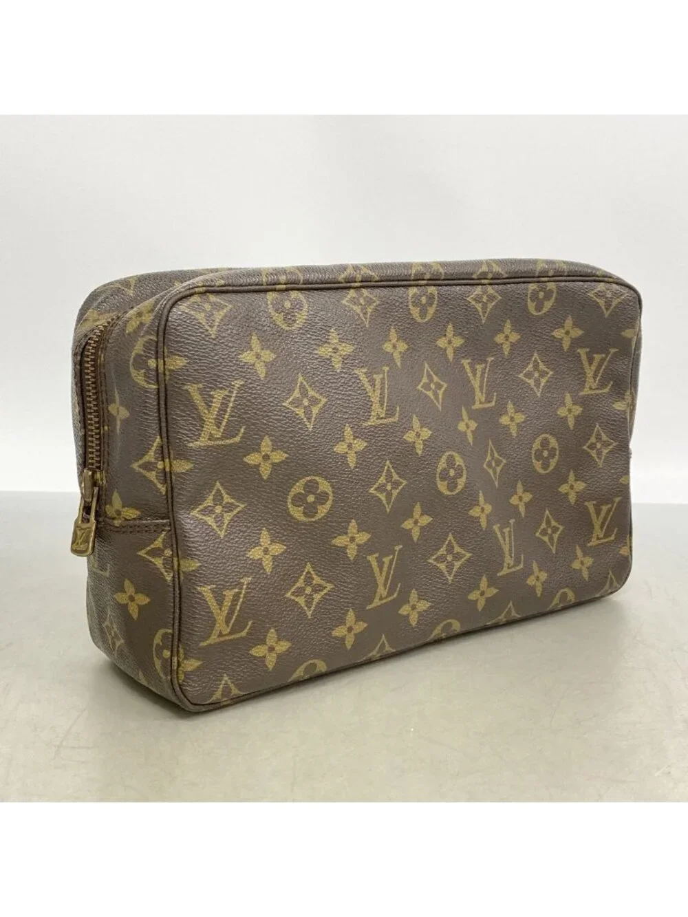 Louis Vuitton Pouch Monogram Trousse Toilet 28 Brown